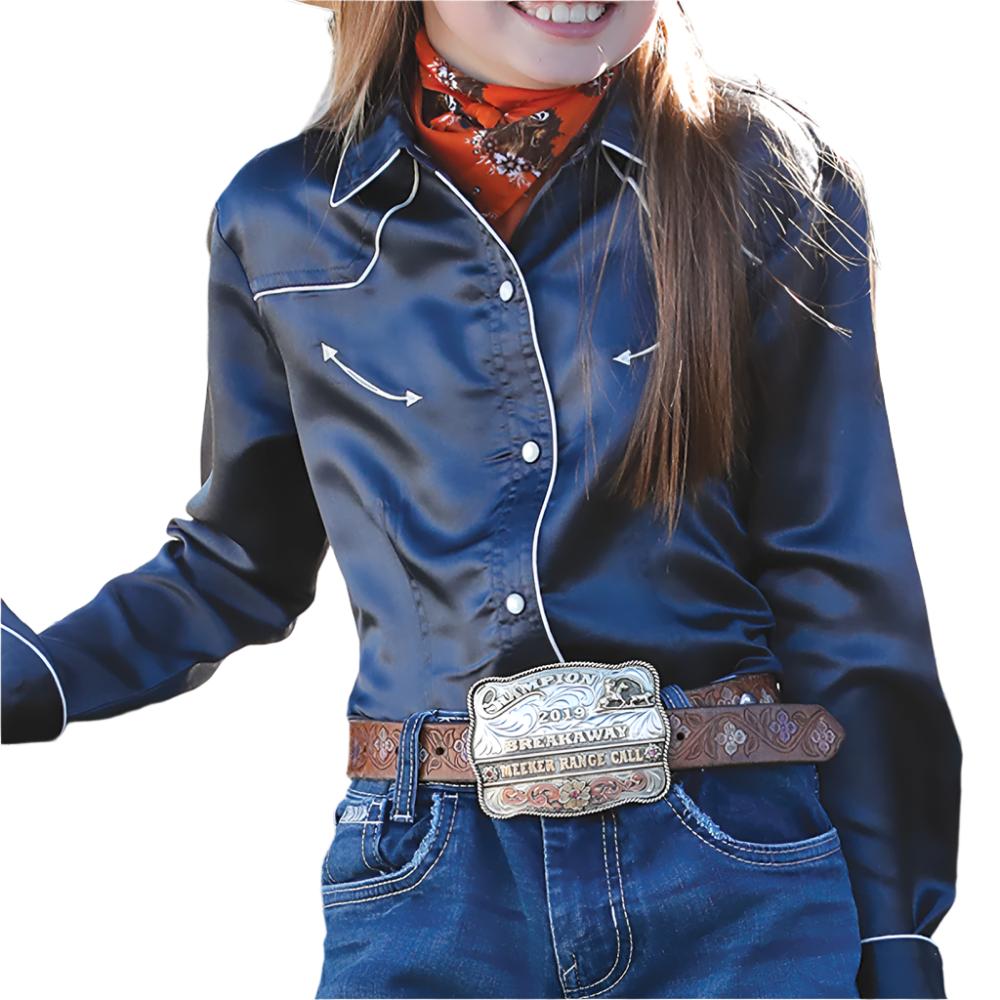 Cruel Girl's Western Satin Shirt KIDS - Girls - Clothing - Tops - Long Sleeve Tops Cruel Denim