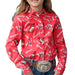 Cruel Girl's Western Hat Print Shirt KIDS - Girls - Clothing - Tops - Long Sleeve Tops Cruel Denim   