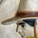 Vintage Chalkware Signed Cowboy Wall Hanger Collectibles Vintage