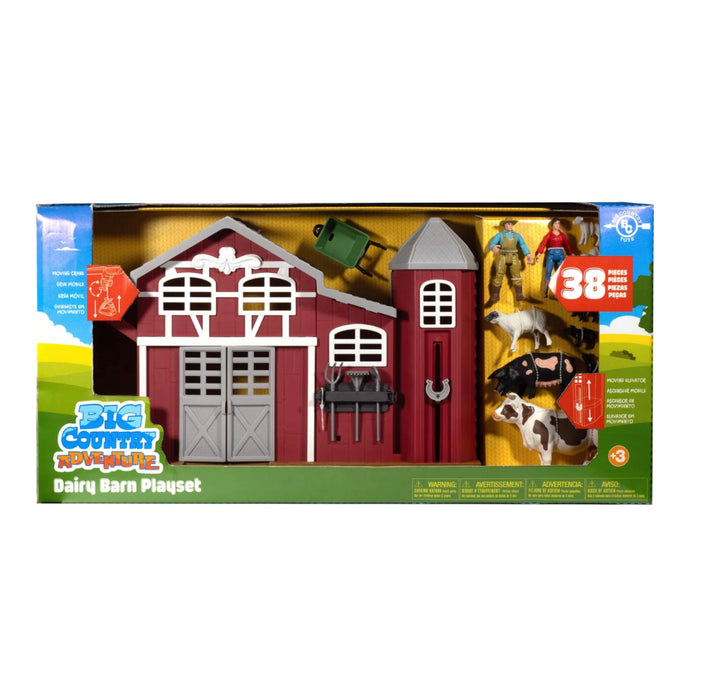 Big Country Adventures Dairy Barn Playset