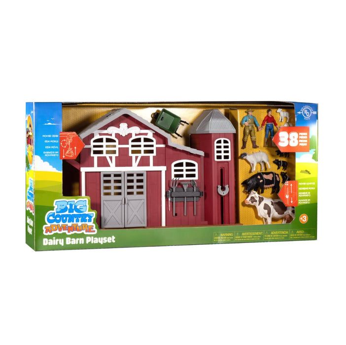 Big Country Adventures Dairy Barn Playset