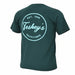 Teskey's Outfitter Rope Circle Tee - Black/Evergreen TESKEY'S GEAR - SS T-Shirts Teskey's
