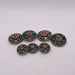 NEW Turquoise Floral Concho Set Of 7 Sale Barn TESKEY'S