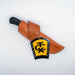 NEW Circle SH Knife With Sheath *RUSTED Sale Barn Texas Cutlery