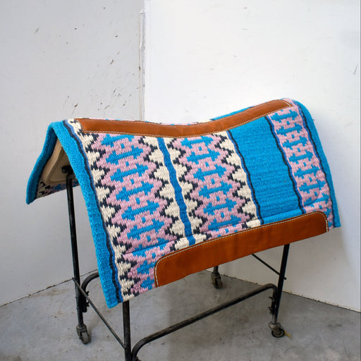 NEW Blue & Cream Saddle Pad Sale Barn misc