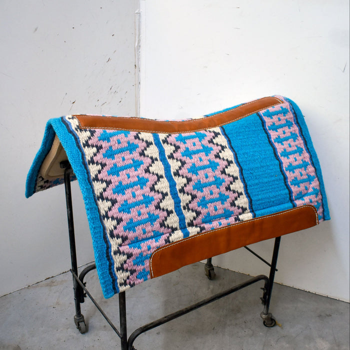NEW Blue & Cream Saddle Pad Sale Barn misc