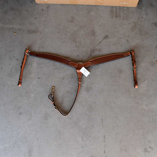 NEW Teskey's 2" Basketweave Breast Collar Sale Barn Teskey's