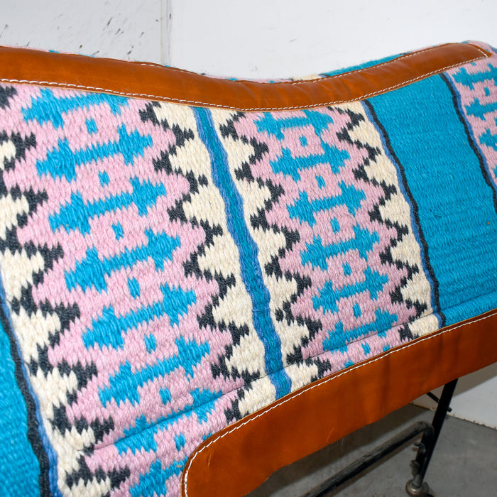 NEW Blue & Cream Saddle Pad Sale Barn misc