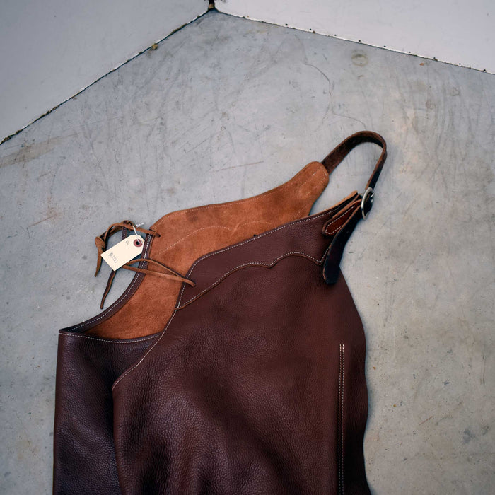 Lightly Used Dark Drown Leather Chaps Sale Barn Misc