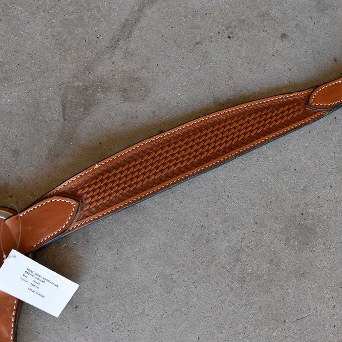 NEW Teskey's 2" Basketweave Breast Collar Sale Barn Teskey's