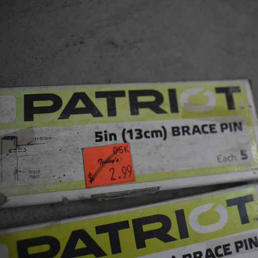NEW Discontinued 5" Brace Pin 5pk Bundle of 2 Sale Barn Patriot