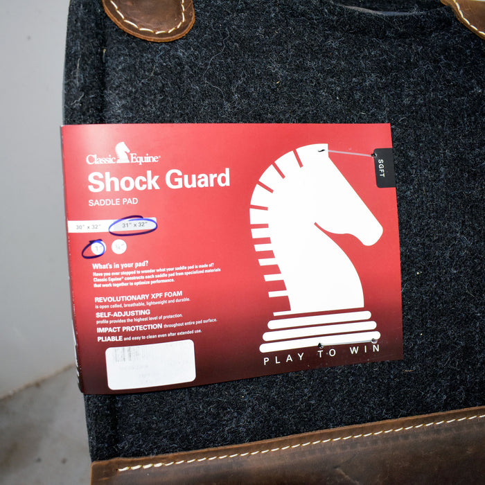 NEW Classic Equine Shock Guard Saddle Pad Sale Barn Classic Equine