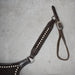 Used Rough-out Brown Breast Collar With White Stitching Sale Barn misc