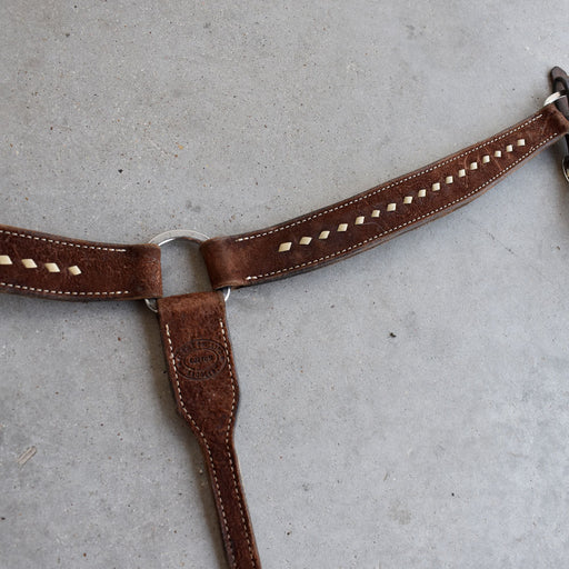 Barely Used Robbie Phillips Roughout Breast Collar with Buckstitch Sale Barn Teskey's