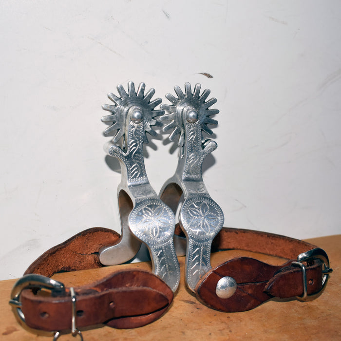 Used Crockett Women's Spurs With Spur Straps Sale Barn Crockett