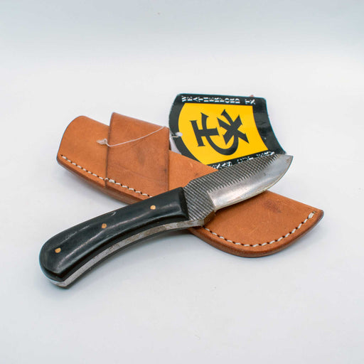 NEW Circle SH Knife With Sheath *RUSTED Sale Barn Texas Cutlery