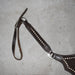 Used Rough-out Brown Breast Collar With White Stitching Sale Barn misc