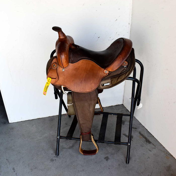 Used 14.5" Fabtron Rider Saddle Sale Barn Fabtron