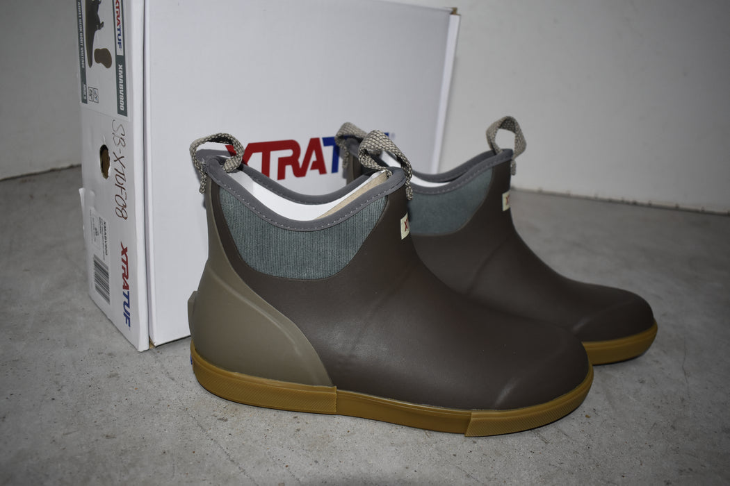 NEW Discontinued Men's Brown 8" Xtra Tuff Muck Ankle Boots Sale Barn XTRATUF