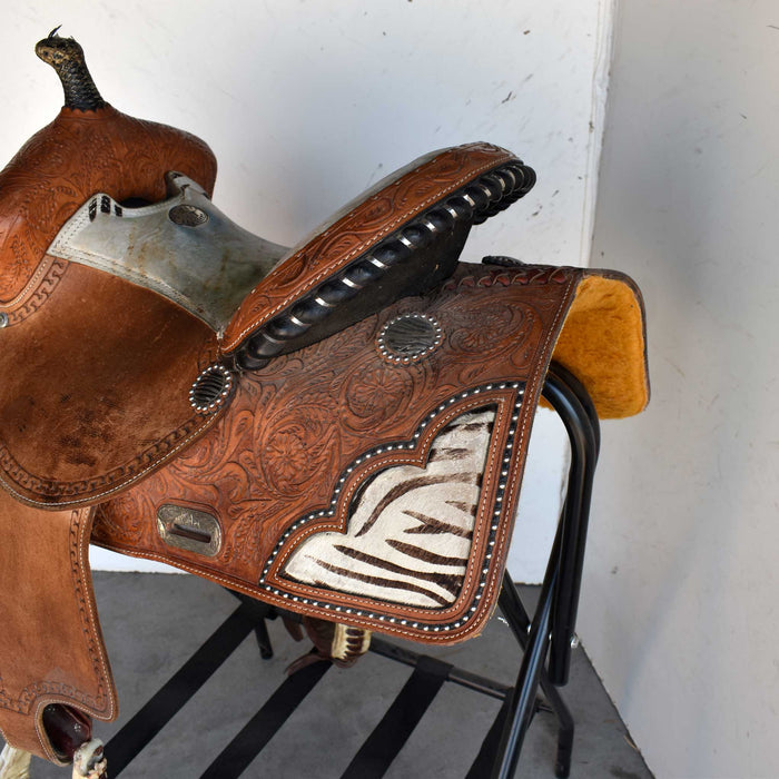 Used 15" Double T Saddlery Rider Saddle Sale Barn DOUBLE T SADDLERY
