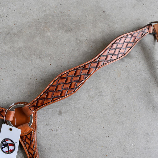 NEW Teskey's Tooled Breast Collar Sale Barn Teskey's