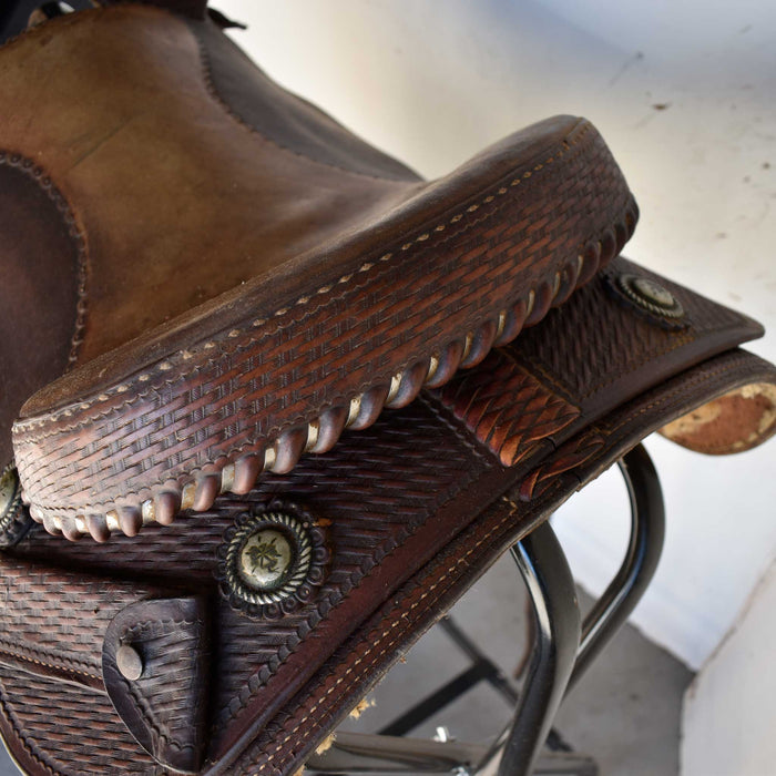 Used 16.5" Wendy Allen Non-Rider Saddle