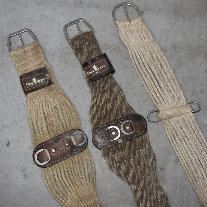 Used Cinches Set Of 3 Sale Barn Classic Equine