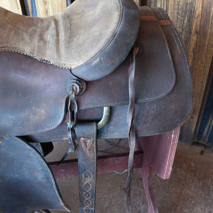 Used 15.5" Hissell Non-Rider Saddle Sale Barn HISSELL