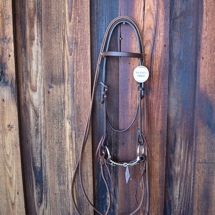 NEW Oiled D-Ring Snaffle Rig
