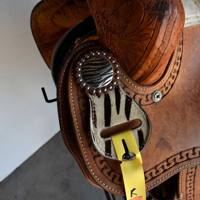 Used 15" Double T Saddlery Rider Saddle Sale Barn DOUBLE T SADDLERY