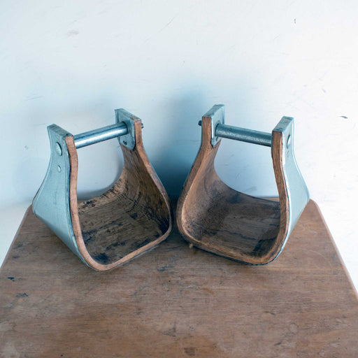 Used Galvanized Wooden Stirrups Sale Barn Misc