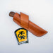 NEW Circle SH Knife With Sheath *RUSTED Sale Barn Texas Cutlery