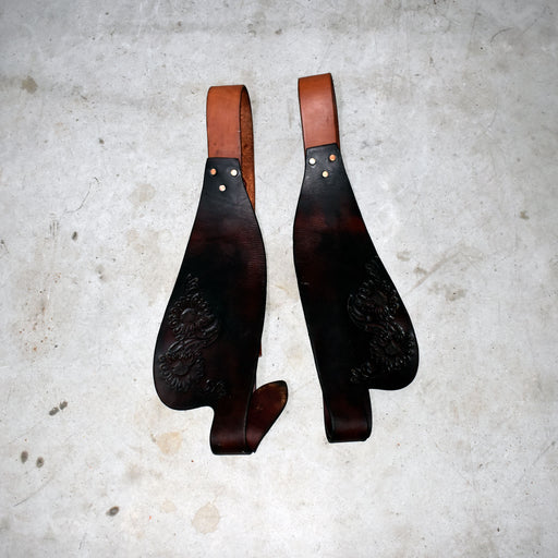Used Heavy Oiled Floral Tooled Fenders Sale Barn misc