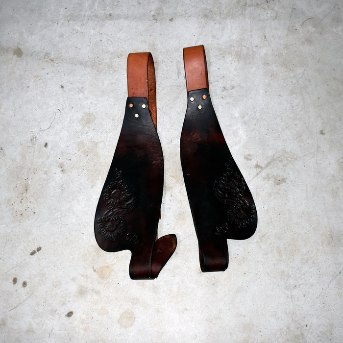 Used Heavy Oiled Floral Tooled Fenders Sale Barn misc