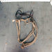 Used Handmade Rope Noseband Halter With Braided Split Reins Sale Barn Misc