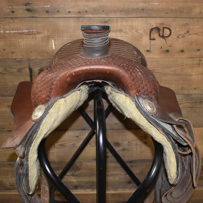 Used 15.5" Circle T Rider Saddle Sale Barn Circle T Saddlery