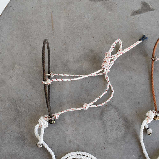 NEW Handmade Rope Nose Halter With Lead Set Of 2 Sale Barn Teskey's