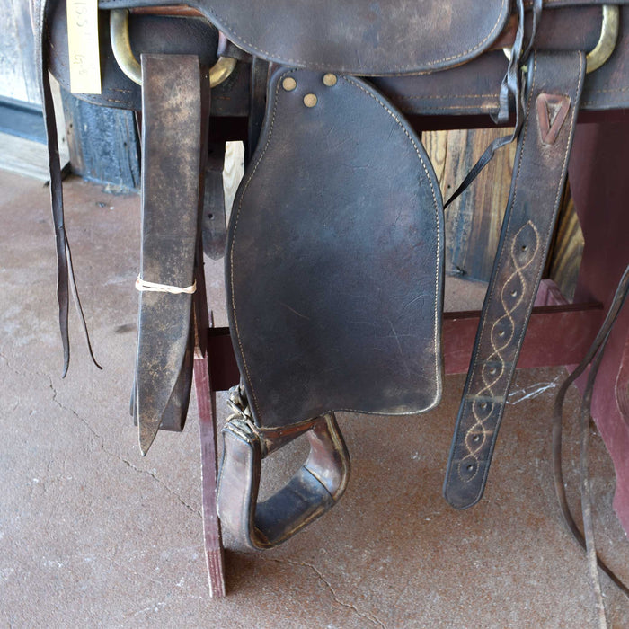 Used 15.5" Hissell Non-Rider Saddle Sale Barn HISSELL