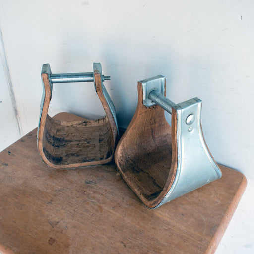 Used Galvanized Wooden Stirrups Sale Barn Misc