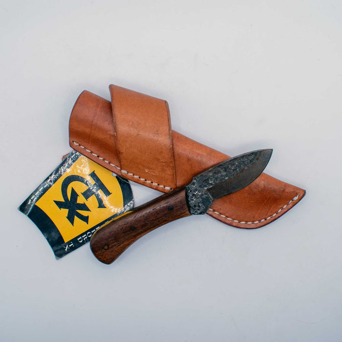 NEW Circle SH Knife With Sheath *RUSTED Sale Barn Texas Cutlery