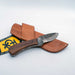 NEW Circle SH Knife With Sheath *RUSTED Sale Barn Texas Cutlery