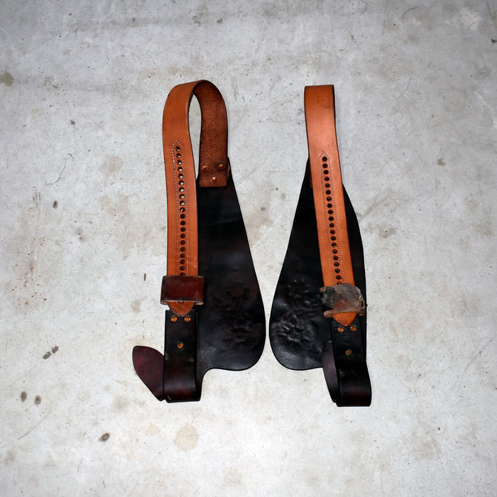 Used Heavy Oiled Floral Tooled Fenders Sale Barn misc