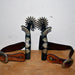 Used Women's Heart Spurs With Big Bend Spur Straps Sale Barn Big Bend Saddlery