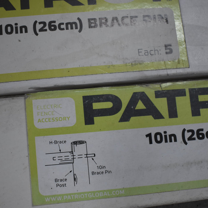 NEW Discontinued Patriot 10in (26cm) Brace Pin 5pk Bundle Of 3 Sale Barn Patriot