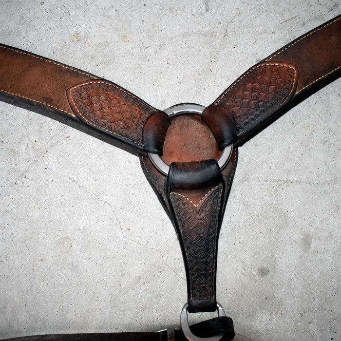 Used Basket Stamped Breast Collar Sale Barn misc