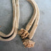 Used Handmade Rope Noseband Halter With Braided Split Reins Sale Barn Misc