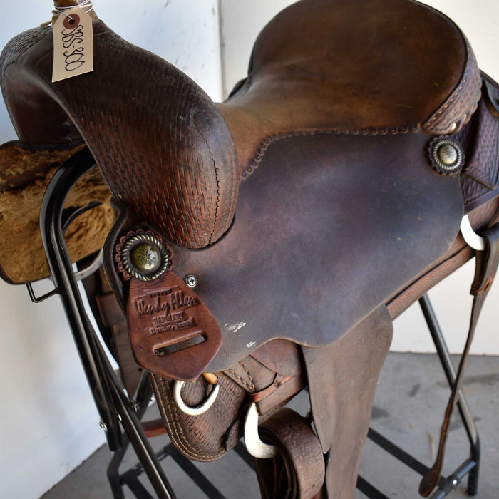 Used 16.5" Wendy Allen Non-Rider Saddle
