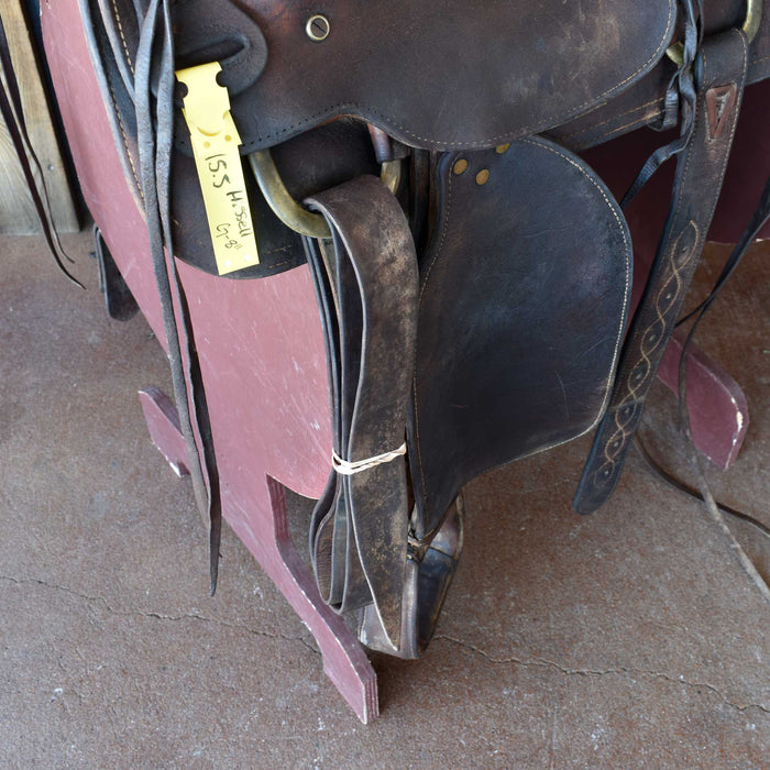 Used 15.5" Hissell Non-Rider Saddle Sale Barn HISSELL