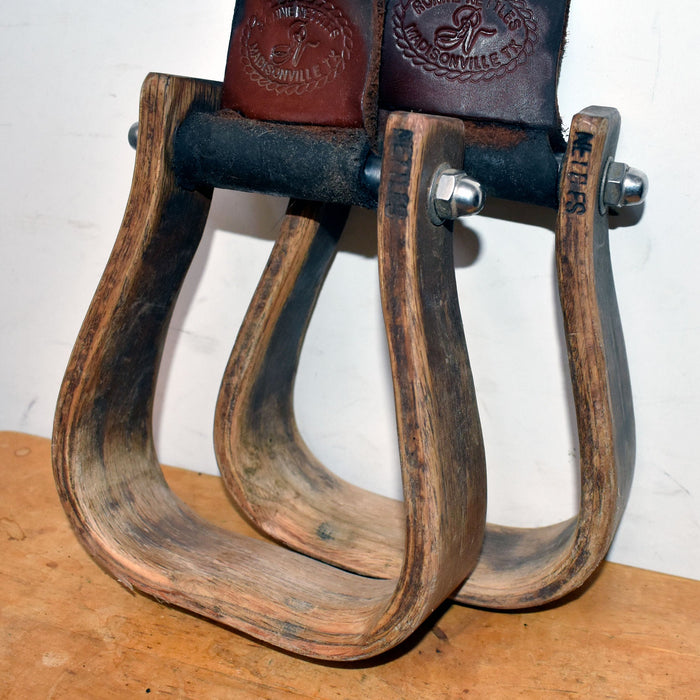 Used Nettles Wooden Stirrups Sale Barn Nettles