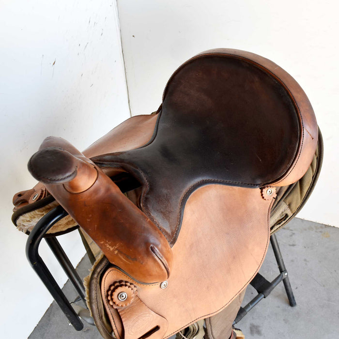 Used 14.5" Fabtron Rider Saddle Sale Barn Fabtron